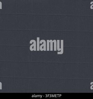 A close-up view of dark gray ribbed concrete tiles designed for architectural wall cladding. Stock Photo