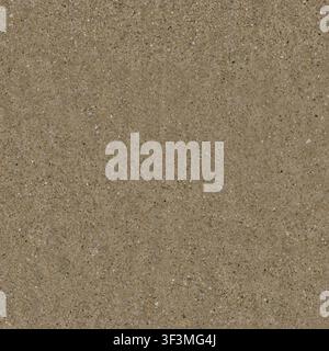 A close-up texture of tan-colored aggregate concrete, showing fine sand and small pebble composition. Stock Photo