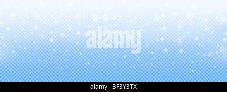 Navy transparent winter snowstorm sky mesh gradient. Ice snowfall swirl snow frozen effect overlay. Magic dust particles. Christmas and New year spotl Stock Vector