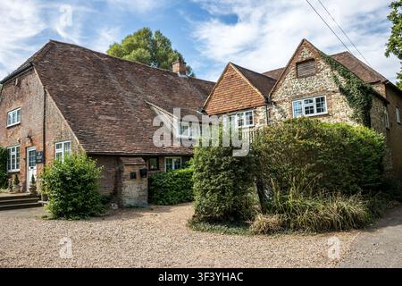 Christmas Pie Barns, a historic converted barn wedding venue in Runfold, Farnham, Surrey, England. Stock Photo