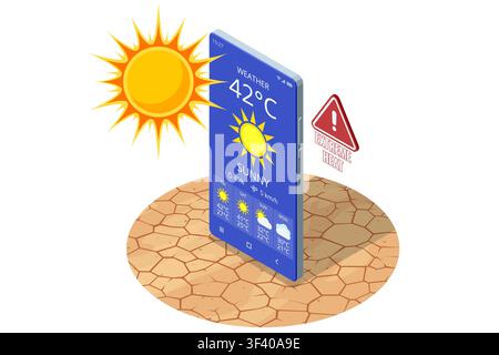 Жара 13 Stock Vector