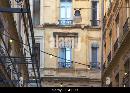 a residential building in the eclectic (historic Stock Photo