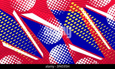 Modern Athletic Background With Bold Geometric Elements And Vibrant Colors. Energetic Sport Background Design Stock Vector
