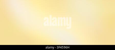 Soft lemon and pastel yellow vanilla cream gradient blurry texture bg with color gradation. Yellow cream or vanilla gradient background with abstract light of creamy caramel or sunny golden pale Stock Vector