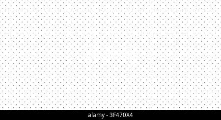 Seamless pattern background with monochrome dotted texture. Polka dot pattern vector template. Geometric notepad black white minimalistic page fill. S Stock Vector