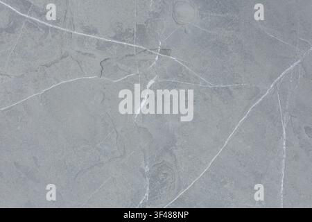Gray Slate Stone Texture With White Mineral Veins Stock Photo