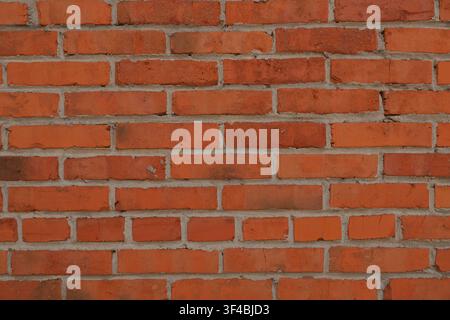 Seamless looping motion of a rustic red brick wall texture featuring aged weathered masonry for interior design architectural visuals and graphic over Stock Photo