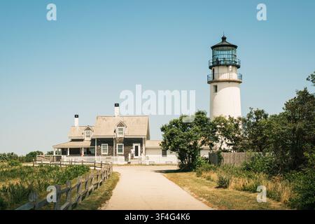 Highland Lighthouse in Truro, Cape Cod, Massachusetts Stock Photo