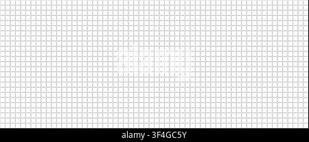 Black Blueprint seamless bg grid marks overlay. Grid for motion graphic, VFX tracking markers and video effects. Printable backdrop sheet. Dots, lines Stock Vector