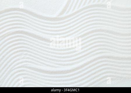 White sand pattern close up Stock Photo