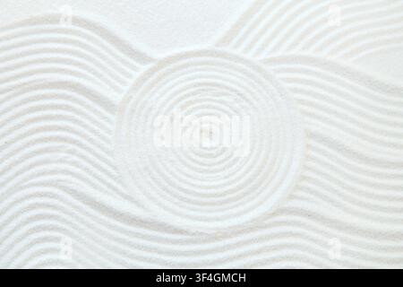 White sand pattern as background Stock Photo