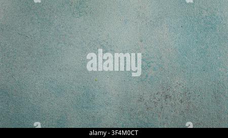 Abstract light teal canvas texture background with subtle distressed grunge pattern Stock Photo