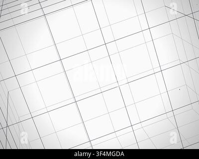 Decorative wire cube illustration for editorial graphics, creative layouts, and modern visual branding. Stock Vector