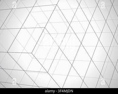 Wire Cube vector background with balanced copy space for microstock and commercial design projects. Stock Vector