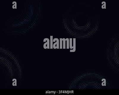 Decorative abstract halftone blobs illustration for print design, creative layouts, and modern visual branding. Stock Vector