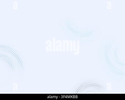 Abstract Halftone Blobs vector background with minimal abstract composition for microstock and commercial design projects. Stock Vector