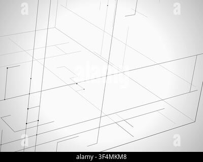 Wire Cube vector background with contemporary visual rhythm for microstock and commercial design projects. Stock Vector