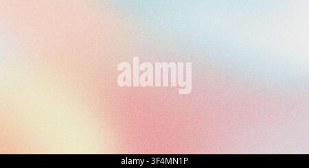 Smooth color transition creating grainy abstract background with pastel tones Stock Photo