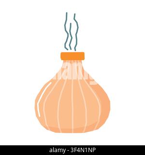 Essential oil aroma diffuser vector illustration isolated on white background Stock Vector