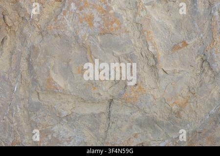 Rough Natural Stone Wall Texture With Warm Earth Tones Stock Photo