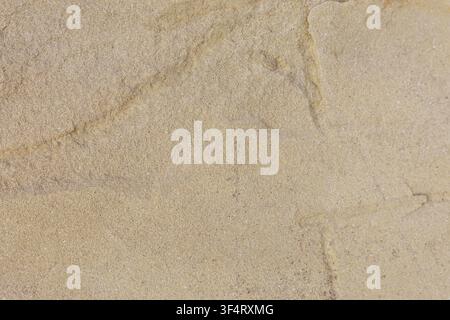 Fine Beige Sandstone Texture Background With Natural Grain Stock Photo