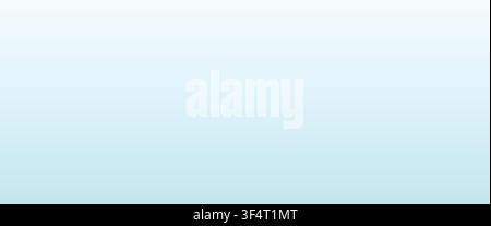 Soft Light Cyan Gradient Background with Smooth Pastel Transition Stock Vector