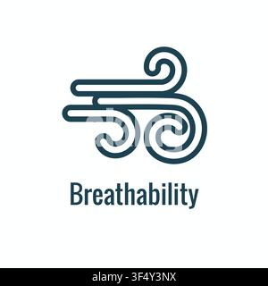 Fabric Features Icon - Showing Specific Fabric Concept Stock Vector