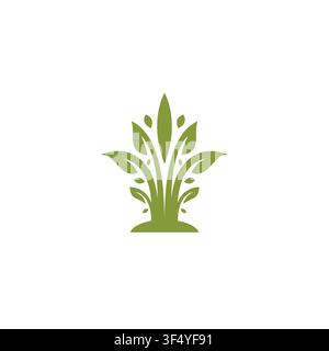 Tree with Green leaves Logo Design. Vector Tree Icon Design Concept. Stock Vector