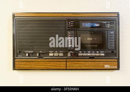23, July, 2026 - Broomfield Colorado  - Vintage 1980s NuTone Answering Machine Intercom Stock Photo