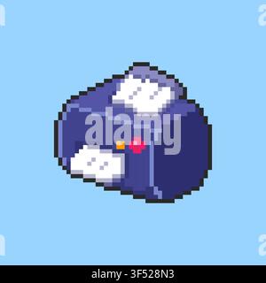 Pixel art Printer Icon game asset design Stock Vector