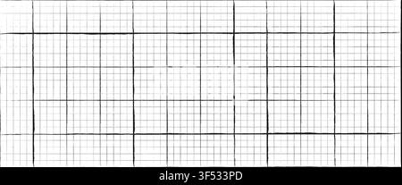 Black grunge Blueprint seamless background grid marks overlay isolated. Grid for motion graphic, VFX video effects. Printable backdrop sheet. Dots, li Stock Vector