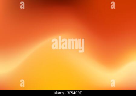 Warm Orange Autumn Gradient Vector Background. Seasonal fall smooth contemporary backdrop. Subtle wavy blurred gradient mesh background for poster Stock Vector