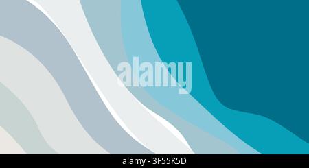 Tropical summer beach background. Beach Top View vector illustration. Stock Vector
