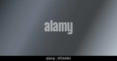 Dark Charcoal Silver Metallic Premium Abstract Gradient Background Stock Vector