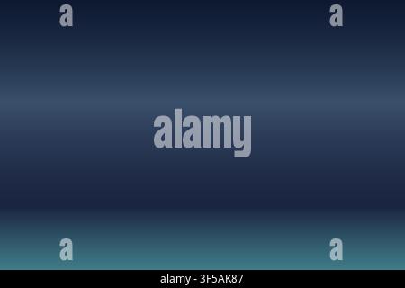 Midnight Navy Cyan Premium Abstract Gradient Background Stock Vector