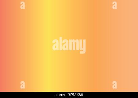 Golden Peach Orange Premium Warm Gradient Background Stock Vector
