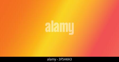 Vibrant Sunset Orange Yellow Premium Abstract Gradient Background Stock Vector