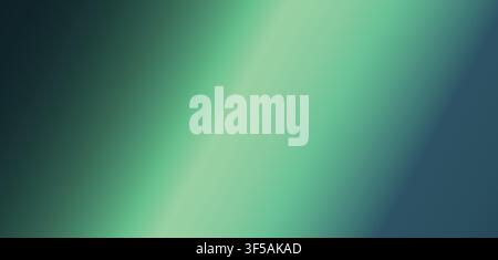 Deep Ocean Blue to Fresh Mint Premium Abstract Gradient Background Stock Vector