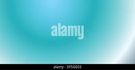 Crystal Ice Blue Premium Smooth Mesh Gradient Background Stock Vector
