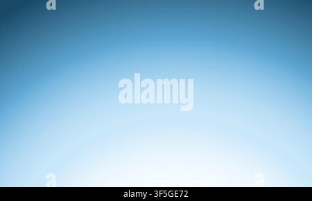 Arctic Frost Ice Blue Premium Smooth Gradient Background Stock Vector