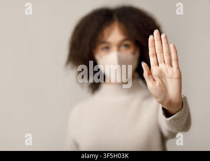 Health protection and prevention during flu and infectious outbreak or stop virus and epidemic diseases Stock Photo