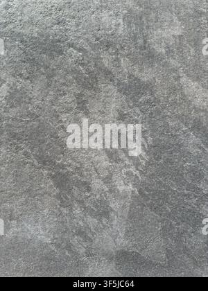 Abstract gray stone surface with subtle mineral veining, mottled texture, and weathered tonal variation. Neutral natural background suitable for archi Stock Photo