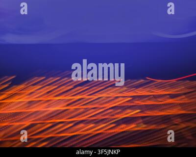 Speed movement and motion blur hi tech background. Blurry interface trendy out of focus effect. Stock Photo