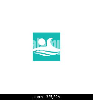 Swimming icon vector collection. Swimming vector sign illustration Stock Vector