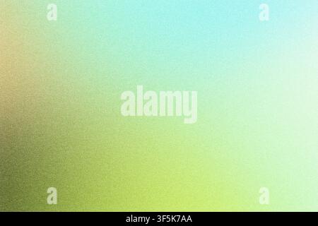 Gradient background showing soft green, blue and white colors with subtle grain Stock Photo