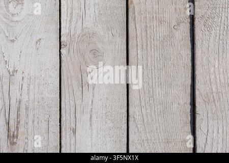 White Weathered Wooden Planks Vertical Rustic Background Texture Stock Photo