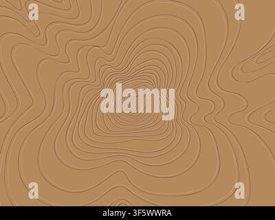Tree Rings Abstract Pattern Background Stock Vector