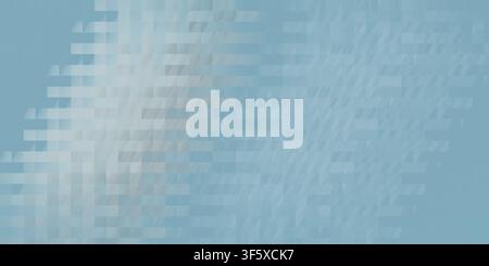 A soft blue abstract background composed of a geometric mosaic of rectangular tiles, creating a subtle, textured, and modern visual effect. Stock Photo