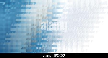 A digital abstract background featuring a pixelated mosaic pattern with gradients of blue and white, creating a modern and clean aesthetic. Stock Photo