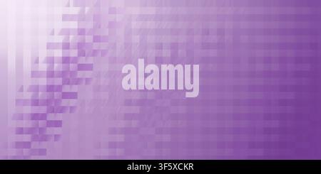 An abstract background featuring a pattern of purple and white rectangular blocks with a soft gradient transition. Stock Photo